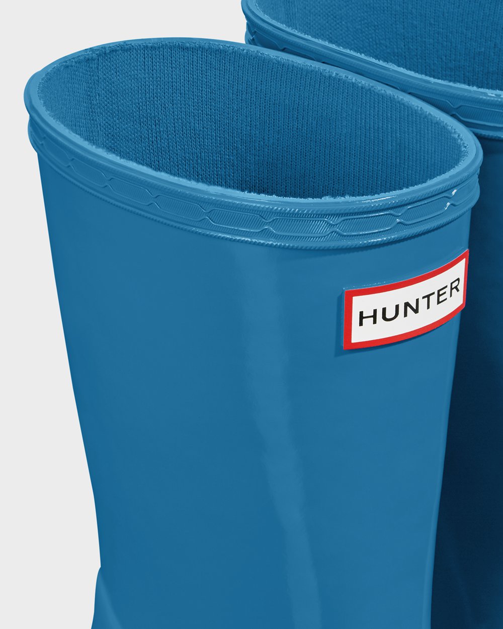 Hunter Original First Classic Gloss Rain Boots - Online Store Kids Blue - SPLFAK468